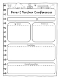 Parent-Teacher Conference Form - Pre-K, Kindergarten