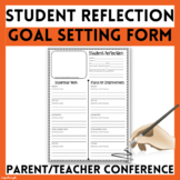 Parent-Teacher Conference Form: Student-Led Reflection and