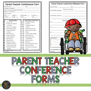 Preview of Parent Teacher Conference Forms | Parent Conferences