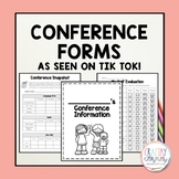 Parent-Teacher Conference Forms