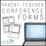 Parent Teacher Conference Forms [EDITABLE]