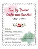 Parent-Teacher Conference Forms Bundle