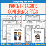 Parent Teacher Conference Forms - EDITABLE Everything You Need