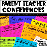 Parent Teacher Conference Forms (ENGLISH and SPANISH)