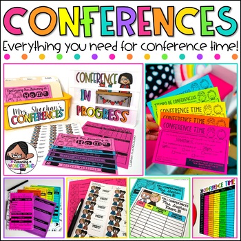 Preview of Parent Teacher Conference Forms - Editable Reminders, Reports, and MORE