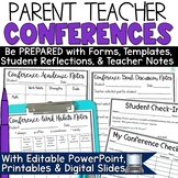 Parent Teacher Conference Forms Editable with Sign Up Shee