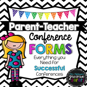 Preview of Parent-Teacher Conference Forms! Now in EDITABLE format!