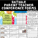 Parent Teacher Conference Forms | Parent Teacher Conference
