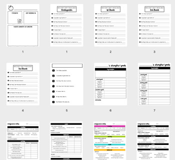 Parent Teacher Conference Forms & Student Questionnaires by Sarah Knudtson