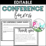 Parent-Teacher Conference Forms & Thank you notes!