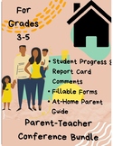 Parent Teacher Conference Forms and Report Card Comments G