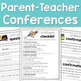 Parent Teacher Conference Forms for Preschool, TK, and Kin