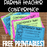 Parent Teacher Conference Freebie