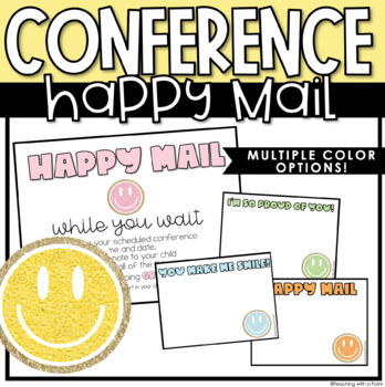 Preview of Parent Teacher Conference Notes | Happy Mail