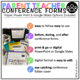Parent Teacher Conference Pack || Print & Go or Digital ||
