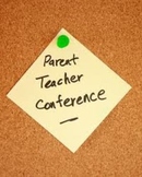 Parent Teacher Conference Pack for Grades 3-8