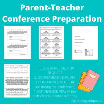 Preview of Parent Teacher Conference Preparation