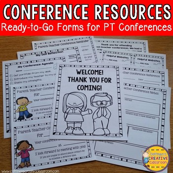Preview of Parent Teacher Conference Forms Editable