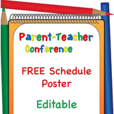 Parent-Teacher Conference Schedule Poster