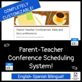 Parent-Teacher Conference Scheduling System (Bilingual) Ed