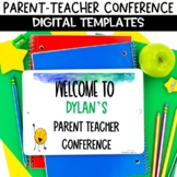 Parent Teacher Conference  Student Led Conference Templates