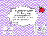 Parent/Teacher Conference Form