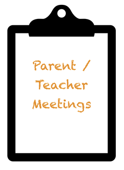 Preview of Parent / Teacher Conference Template