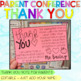 Parent Teacher Conference Thank You Note by Teaching Today ...