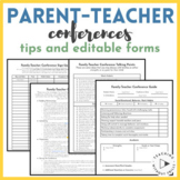 Parent-Teacher Conference Tips, Guide, Sign-Up, Editable F