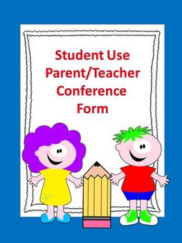 Preview of Parent Teacher Conference Tool/Students Use