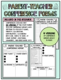 Parent-Teacher Conferences BUNDLE: Sign-In Sheet and Reports