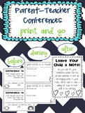 Parent Teacher Conferences - Print & Go!