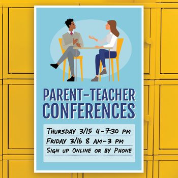 parent teacher conference flyer template