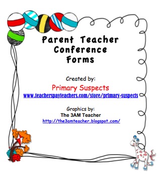 Preview of Parent Teacher Conferences made easy