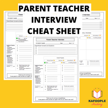 parent interview assignment
