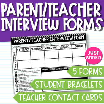 Preview of Parent Teacher Interview Forms