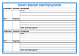 Parent Teacher Meeting Records Add On