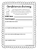 Parent- Teacher Pre-Conference Survey