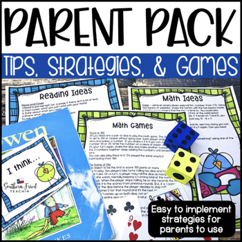 Preview of Parent Tips, Games, & Handouts