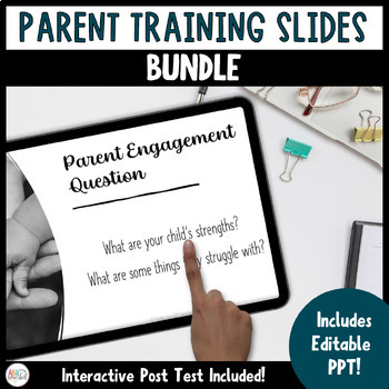 Preview of Parent Training Slides for ABA Therapy | BUNDLE