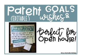 Open House Parent Quick Contact 4x6 Index Cards by HoliDaysWithMama