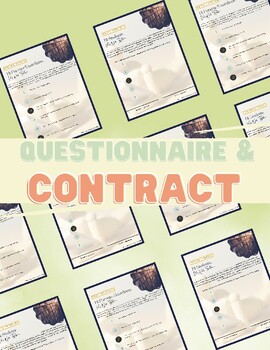 Preview of Parent and Student Class Contract and Agreement - Promoting a Positive Learning