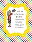 Parent guide for reading in SPANISH