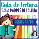 Parent's Guide to Reading: First Grade Edition IN SPANISH
