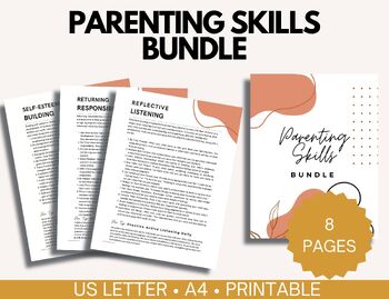 Preview of Parenting Skills Bundle, Empowered Parenting, Helpful Parenting Tool
