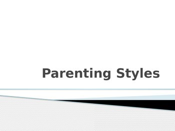 Preview of Parenting Styles and Discipline