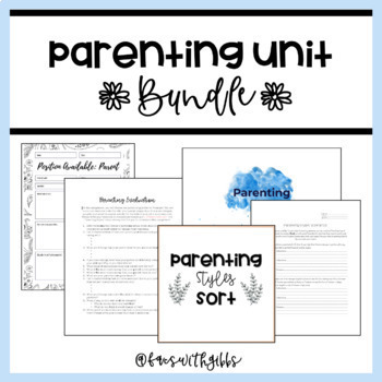 Preview of Parenting Unit Bundle