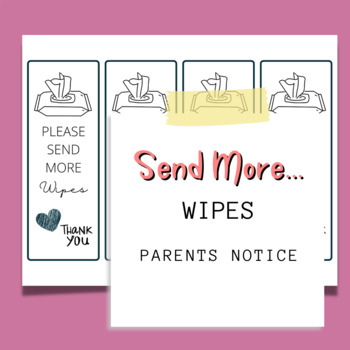 Please Bring More Supplies Daycare Parent Notice Childcare Notice Home  Daycare Parent Notice More Supplies Needed Notice 