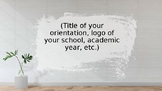 Parents' Orientation Powerpoint Template and Background
