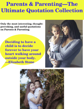 Preview of Parents & Parenting--The Ultimate Quotation Collection